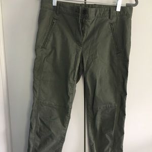 Olive capris